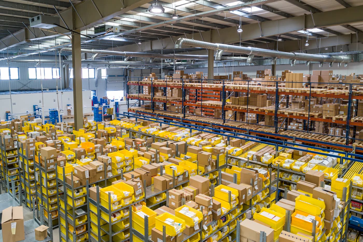 Warehouse operations floor