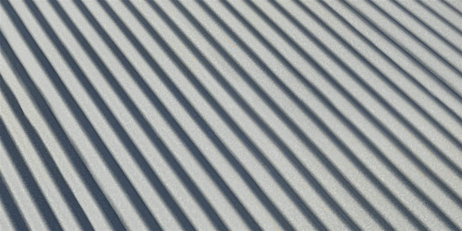 Corrugated galvanized iron sheet profile