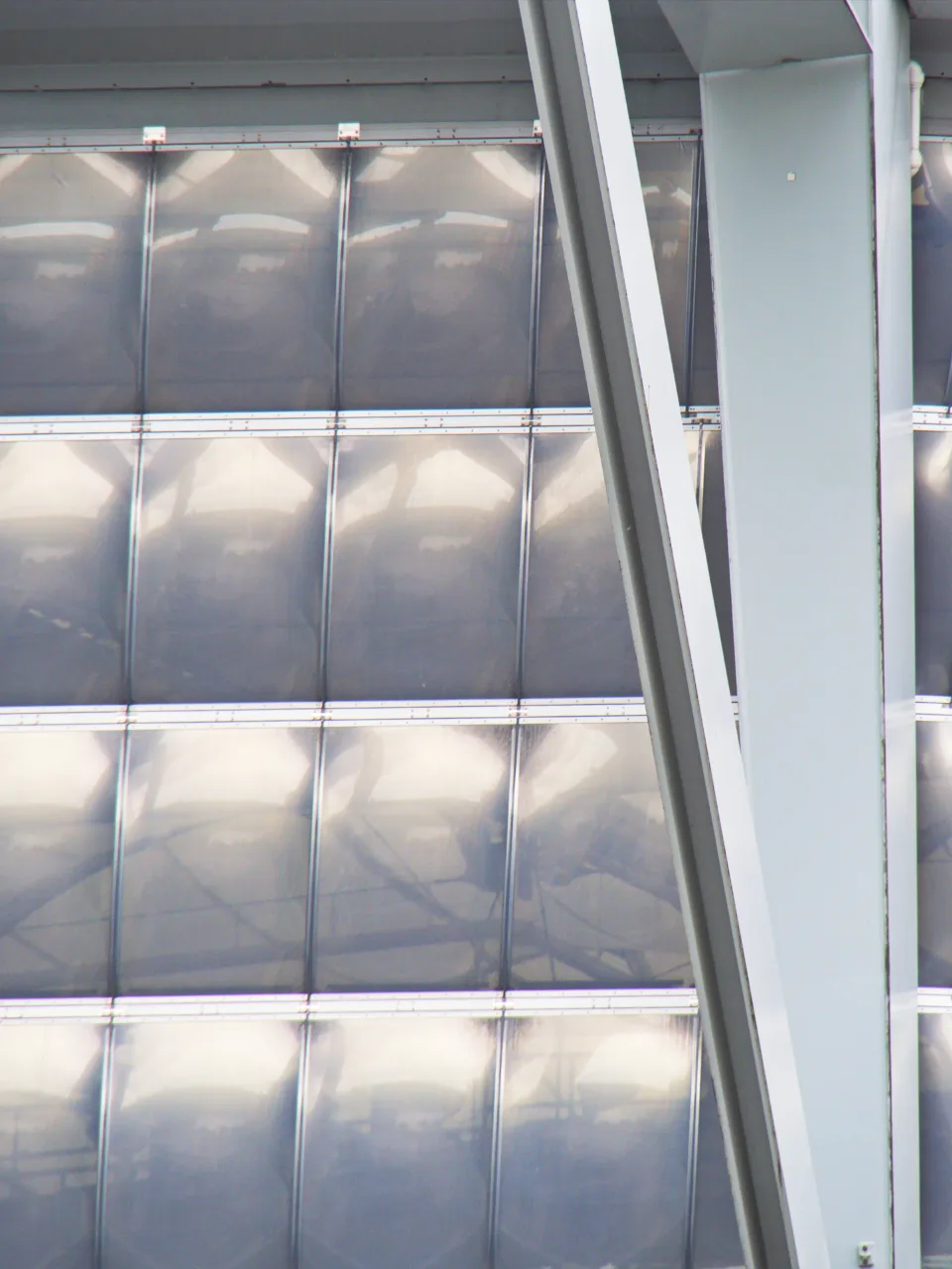 Quilted stainless steel sheet panels